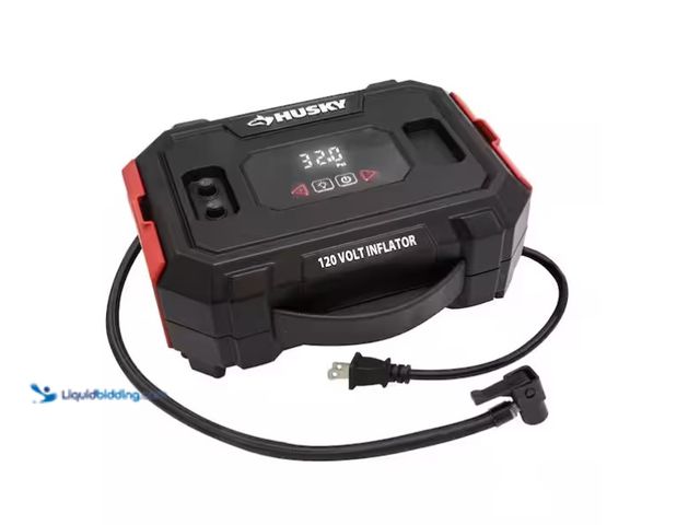 Lot 49-1571210 - Husky 120-Volt Inflator, Model # H120N, Slightly used, Powers on  Ref#SB0120