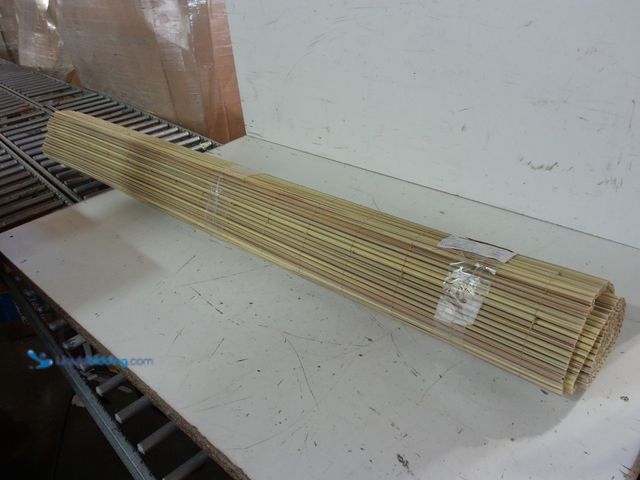 Lot 49-1624359 - Backyard-X-Scapes 59in x 8ft Rollout Natural Bamboo Fencing, Model # 21-N6, Slightly Used, No Attach...