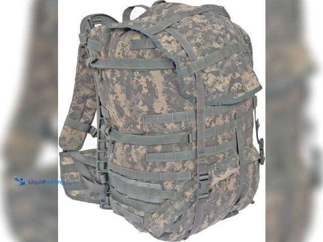 Lot 49-3531168 - Previously Issued US G.I. Large ACU Rucksack Complete with Frame, Shoulder Straps, and Waist Belt Un...