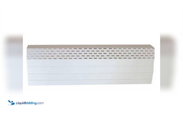Lot 49-5541729 - 80/09 Tall Series 6 ft. Hot Water Hot Water Baseboard Cover (Not for Electric Baseboard) Unused