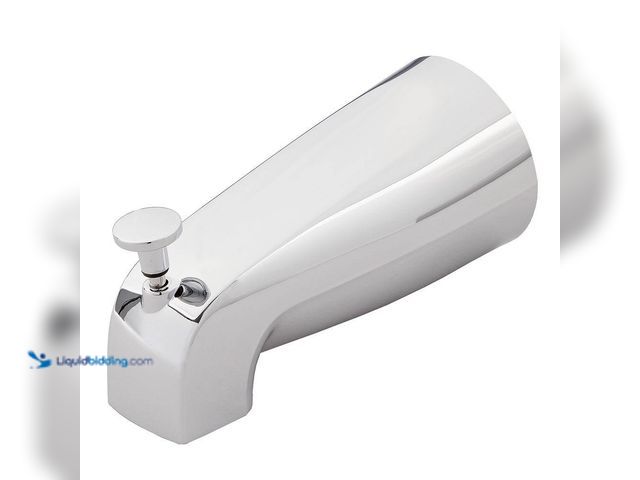 Lot 49-5413906 - Everbilt
Tub Spout with Diverter 1/2 in IPS in Chrome 2 PACK NEW