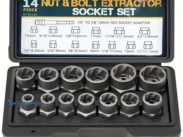 Lot 49-1792883 - New 15pcs/Set Nut Extractor