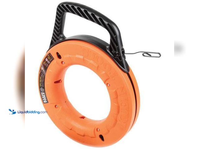 Lot 49-3613883 - Klein Tools 65-Ft Steel Fish Tape; Used Condition (Model # 56002)  Ref#PA0716