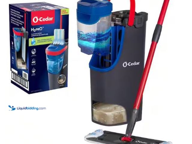 Lot 49-3432463 - O-Cedar H2prO Microfiber Flat Mop System, Model # 175765, Unused, Has accessories/Attachments.  Ref#...