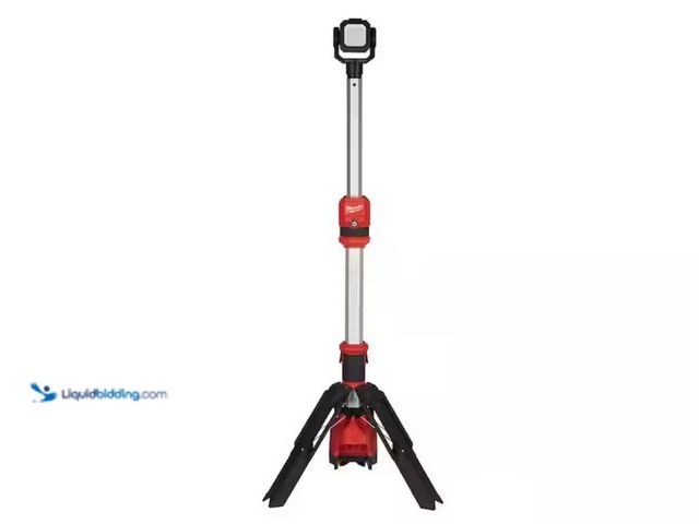 Lot 49-2005609 - Milwaukee M12 12-Volt Lithium-Ion Cordless 1400 Lumen ROCKET LED Stand Work Light (Tool-Only), Model...
