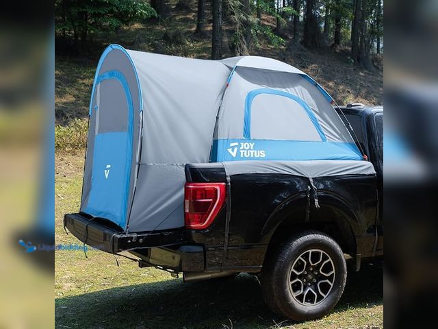 Lot 49-5433755 - JOYTUTUS Truck Tent with Rainfly 5.0Ft, Straight Spacious Truck Bed Tent with Sky View Mesh, Waterpr...