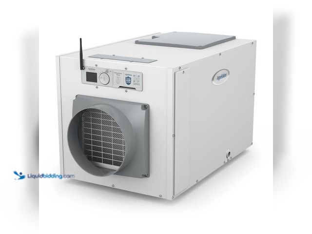 Lot 49-2023176 - AprilAire Wi-Fi 130 pt. 7,200 sq. ft. Bucketless Dehumidifier in. Gray for Crawl Spaces, Basements, ...