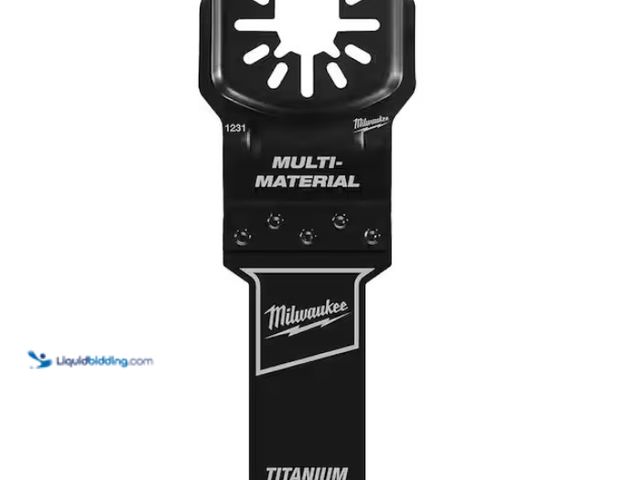 Lot 49-1574920 - (10-Pack) Milwaukee 1-3/8 in. Titanium Bi-Metal Universal Fit Wood and Metal Cutting Multi-Tool Osci...