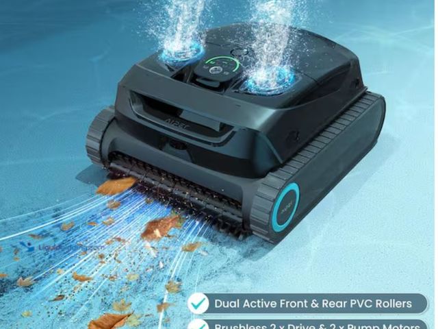 Lot 49-3614603 - AIPER Scuba X1 Pro: Smart Robotic Pool Vacuum with 360° Mapping, MicroMesh Filtration, 6600GPH Sucti...