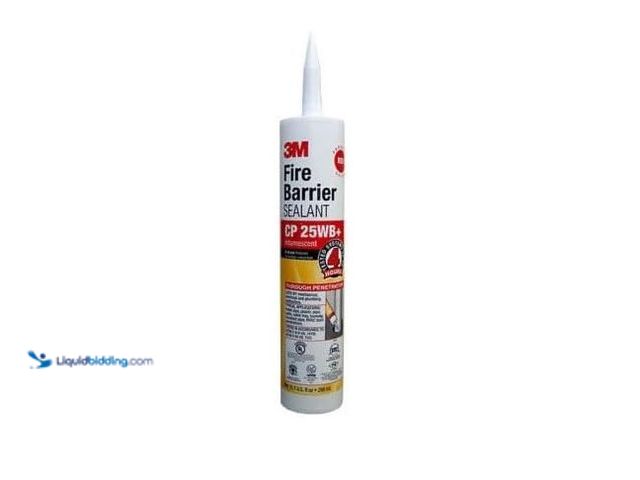 Lot 49-3433292 - Lot of (4) 3M Fire Barrier CP 25WB Red Intumescent Sealant 10.1 oz., Model # B00OI7R2RU, Unused.   R...