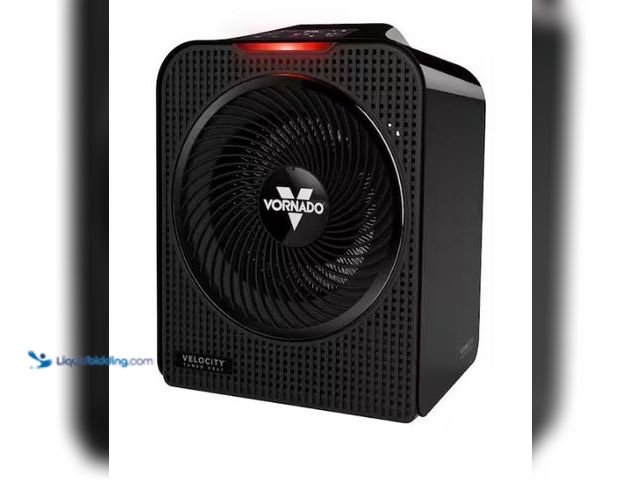 Lot 49-1577134 - Vornado Forced Air Velocity 5 Whole Room 1500-Watt 5118 BTU Electric Space Fan Electric Heater Furna...