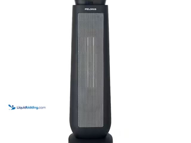 Lot 49-1571862 - Pelonis 1500-Watt 23 in. Digital Tower Indoor Ceramic Heater Quiet Operation w/ Safety Overheat Prot...