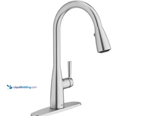 Lot 49-1624586 - American Standard Fairbury 2S Single-Handle Pull-Down Sprayer Kitchen Faucet in Stainless Steel Mode...