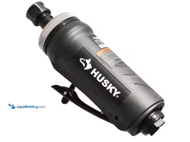 Lot 49-1547571 - Husky 1/4 in. Straight Die Grinder, Model # H4220, Slightly used.  Ref#SB-1029