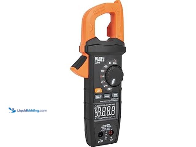 Lot 49-2025374 - Klein Tools CL710 Digital Clamp Meter, 600A AC/DC Auto Ranging, Model # B0DQ6CFRGH, MSRP $119.97, Ne...