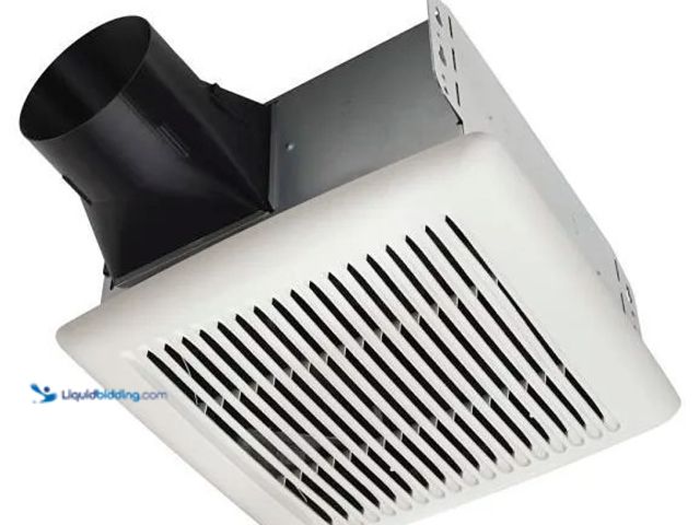 Lot 49-5520539 - Broan-Nutone Flex Series 80-110 Cfm, Bathroom Ceiling Exhaust Fan, ENERGY STAR. Part 361520. Used sl...