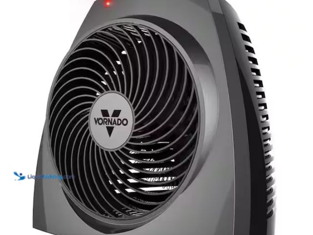 Lot 49-1557374 - Vornado VH200 1500-Watt Electric Portable Space Heater, Whole Room Vortex Heat Circulation, Charcoal...
