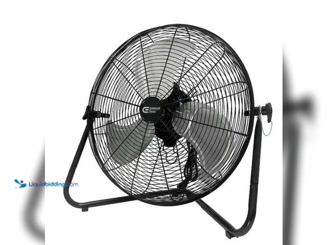Lot 49-1518000 - Commercial Electric 20 in. 3-Speed High Velocity Floor Fan Model # SFC1-500B, Slightly Used  Ref#AHD...