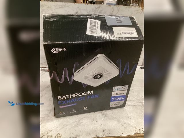 Lot 49-5551704 - Airnatux Bathroom Exhaust Fan, unused with attachments