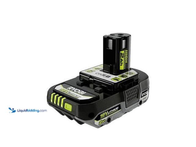 Lot 49-5554404 - RYOBI ONE+ 18V 2.0 Ah Lithium-Ion HIGH PERFORMANCE Battery. Model # PBP003. Unused