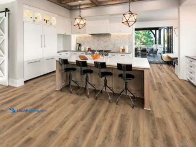 Lot 49-2025305 - Approx. (105) sq. ft. of Lifeproof Montrouge Oak 22 MIL x 9.06 in. W x 48.03 in. L Click Lock Waterp...