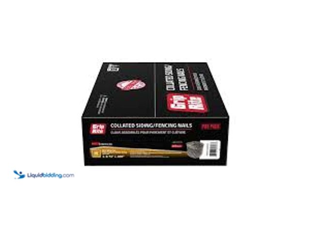 Lot 49-5461023 - Grip-Rite 2-3/16 in. x 0.090 in. 15-Degree 316 Stainless Steel Wire Weld Ring Shank Fiber Board Sidi...