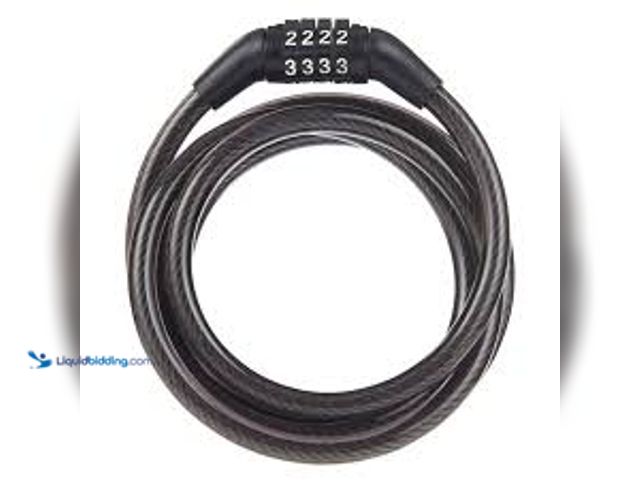 Lot 49-5411842 - QTY 5 - Brinks 5/16 in. x 5 ft. Vinyl Covered Flexible Steel Combination Cable. Model # 175-14405 un...