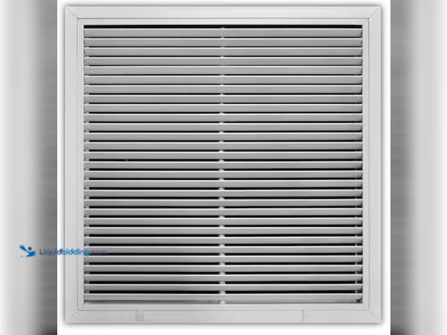 Lot 49-1632064 - Everbilt 20 in. x 20 in. Aluminum Fixed Bar Return Air Filter Grille in White Model: EA29020X20 Unus...