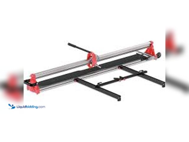 Lot 49-5459799 - Rubi RCH 36 in. Tile Cutter with Tungsten Carbide Blade and Adjustable Blade. Model # 27931. Used sl...