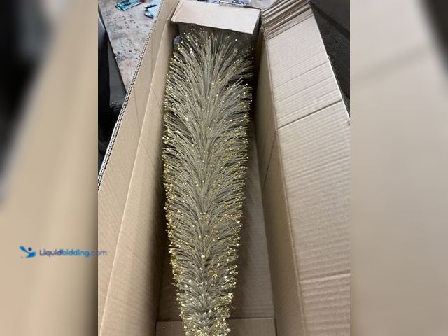 Lot 49-3529170 - 2ft Gold Christmas Tree Unused