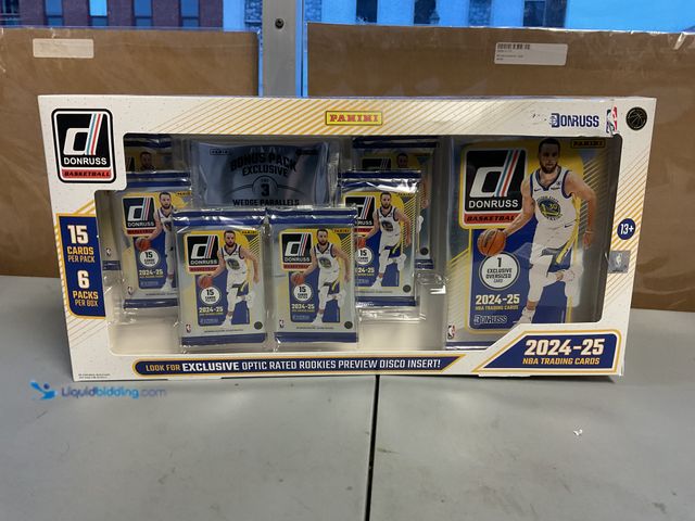 Lot 49-1505922 - FACTORY SEALED 2024-25 PANINI DONRUSS BASKETBALL COSTCO/SAMS BOX AMAZING BOX FOR ANY COLLECTOR #COIN...