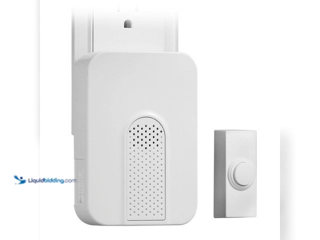 Lot 49-5405853 - Defiant
Wireless Plug-In Doorbell Kit with White Insert and 1 Push Button, White Unused