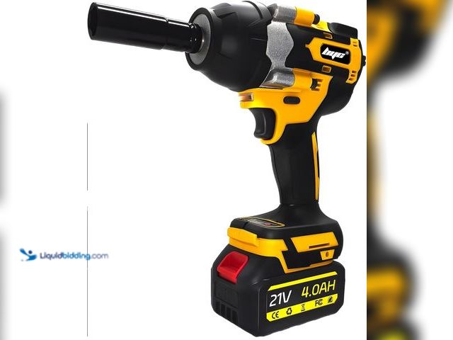 Lot 49-5437363 - Cordless 1/2 Inch Impact Wrench,1000 N.m(740 Ft-lbs) Brushless High Torque Electric Impact Gun, 3300...