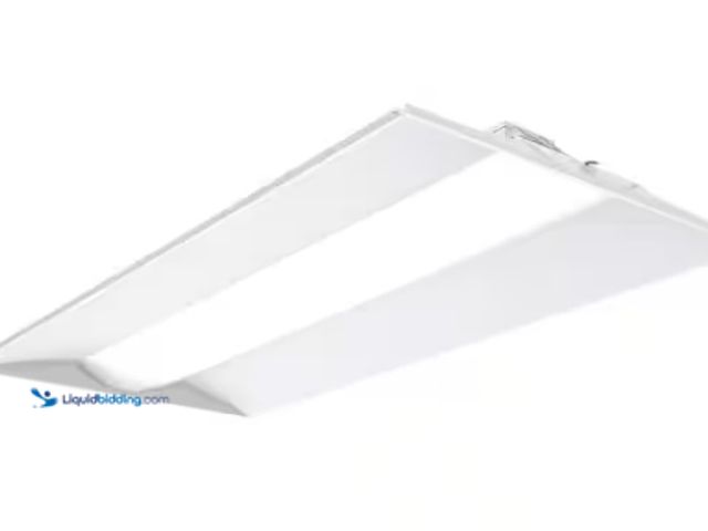 Lot 49-1550533 - Lithonia Lighting Contractor Select STAKS 2 ft. x 4 ft. 4000/5000/6000 Lumens White Integrated LED T...