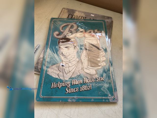 Lot 49-5451679 - Other BRAND NEW METAL COLLECTOR SIGN “BEER” MEASURES APPROXIMATELY 12 INCH BY 16 INCH