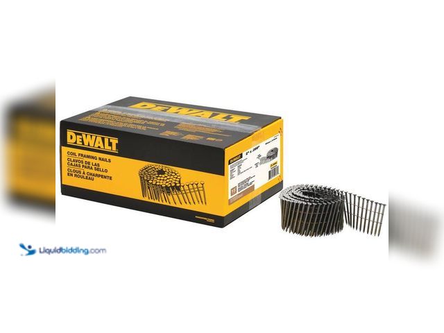 Lot 49-5406355 - Dewalt 2 in. x 0.99 in. Metal Coil Nails 3600 per Box, Model # DWC6P99D, New.