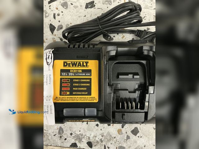Lot 49-3564680 - Dewalt DCB1106 Battery charger, Unused.