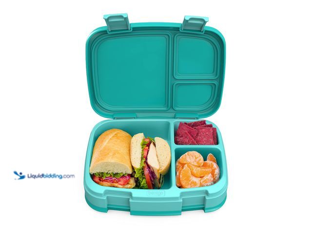 Lot 49-5544568 - QTY 2 - Bentgo® Fresh – Leak-Proof, Versatile 4-Compartment Bento-Style Lunch Box with Removable Div...