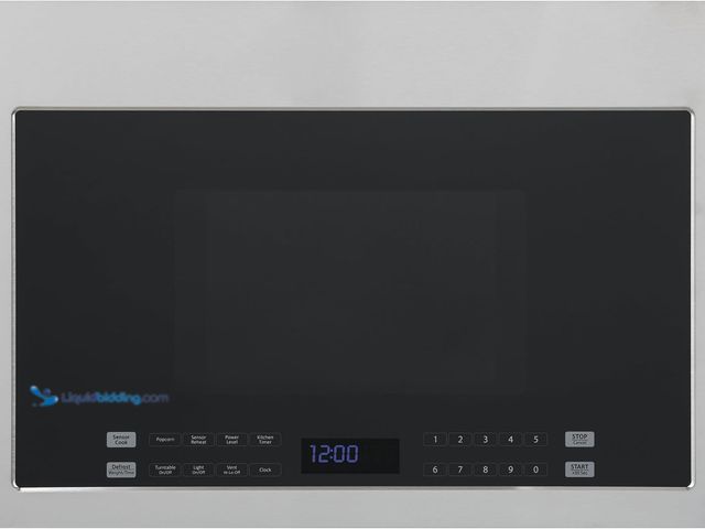 Lot 49-5554357 - Haier 24” Over the Range Microwave, 1000W, 1.4 Cu. Ft., Stainless Steel | Sensor Cooking, 300 CFM Ve...