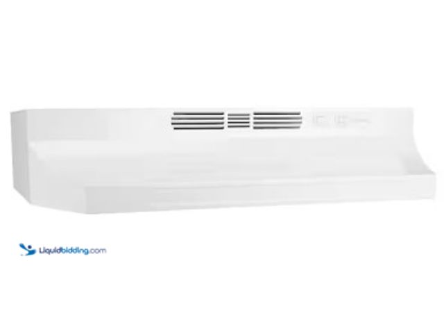 Lot 49-2022349 - Broan-NuTone RL6200 Series 24 in. Ductless Under Cabinet Range Hood with Light in White, Model # RL6...