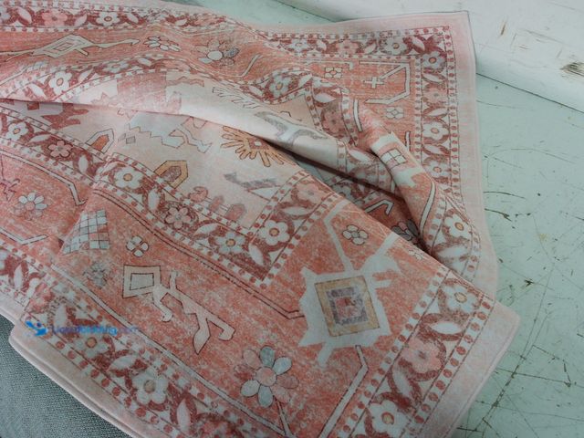 Lot 49-3631473 - 8 FT x 10 FT Pink Patterned Rug, Unused.   Ref#PA0804