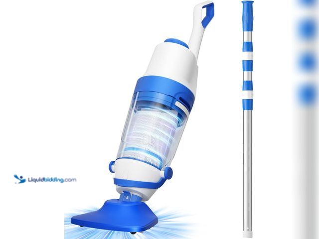 Lot 49-3565951 - Pool Vacuum for Above Ground Pool, 1427 GPH Powerful Stable Suction, Telescopic Pole up to 90.7", 1H...