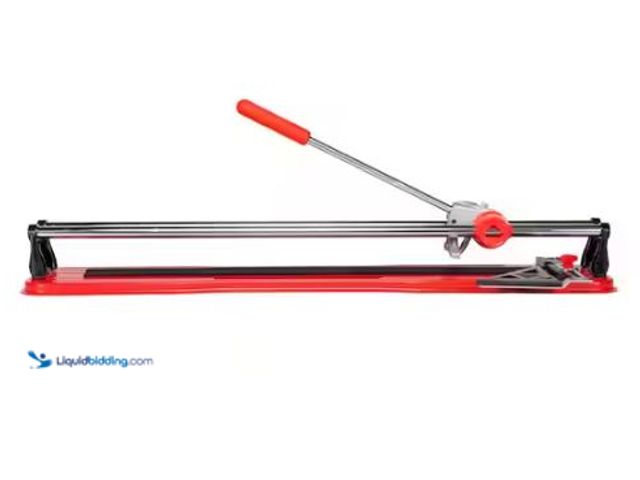 Lot 49-1565915 - Rubi Practice 61 Plus-24 in. Tile Cutter with Tungsten Carbide Blade and Roller Guide, 
Model # 219...