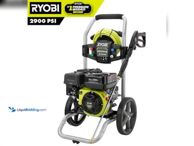 Lot 49-1625870 - RYOBI 2900 PSI 2.5 GPM Cold Water Gas Pressure Washer with 212cc Engine, Model # RY802925, Slightly ...