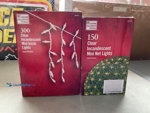Lot 49-5450677 - Other LOT OF 2 HOME ACCENTS HOLIDAY CLEAR INCANDESCENT LIGHTS. YOU WILL RECEIVE MINI NET LIGHTS AND ...