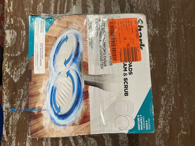 Lot 49-3565748 - QTY 2 - Shark Steam and Scrub Dirt Grip Soft Scrub and Dusting 4-Piece Washable Pads. Model # XKITP7...