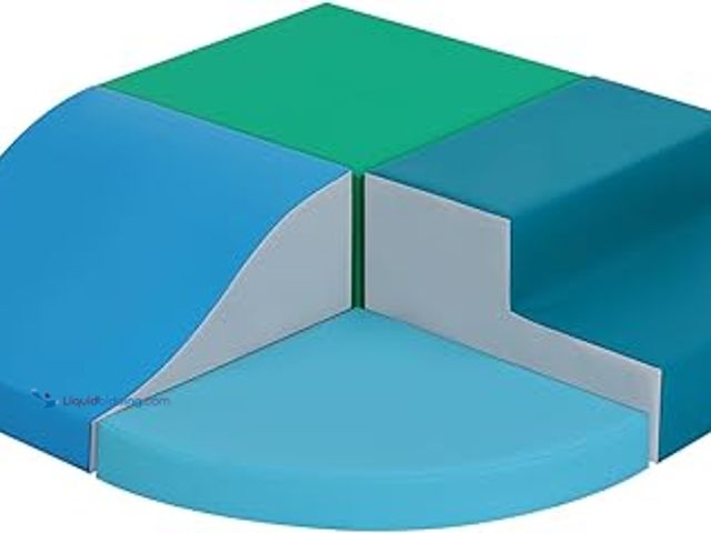 Lot 49-3528013 - 4-Pieces Climbing Toys for Toddlers: PU Leather - Soft Play Climbing for Toddlers - Foam Climbing Bl...