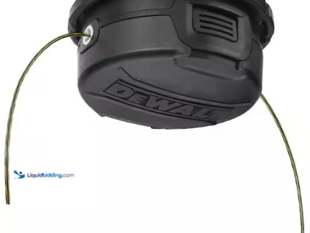 Lot 49-3615649 - DEWALT QuickLoad String Trimmer Bump Feed Replacement Head, Model # DWO1DT995, Unused, Has attachmen...