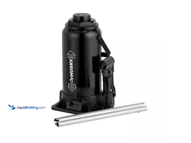 Lot 49-1575517 - Husky 30-Ton Bottle Car Jack, Model # HPL30B-DIP, Slightly used  Ref#HDPA0205