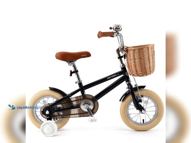 Lot 49-1517419 - montresor Toddler Bike, Bicycle for Kids 3-5 Year with Removable Training Wheels, Bell, Kickstand, B...